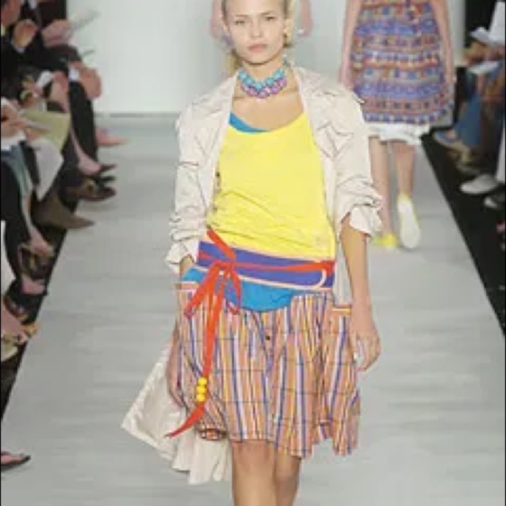 Marc by Marc Jacobs plaid skirt with side pockets